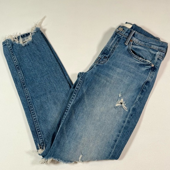 MOTHER The Flirt Fray in Cold Feet Size 25 - Picture 14 of 14